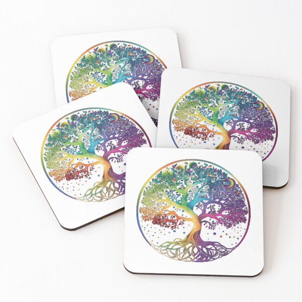 Item preview, Rainbow Tree of Life - Digital Art designed and sold by RandomForestBot.