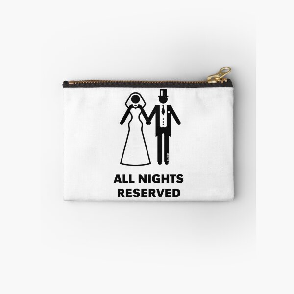Item preview, All Nights Reserved (Bride / Groom / Honeymoon / Black) designed and sold by MrFaulbaum.
