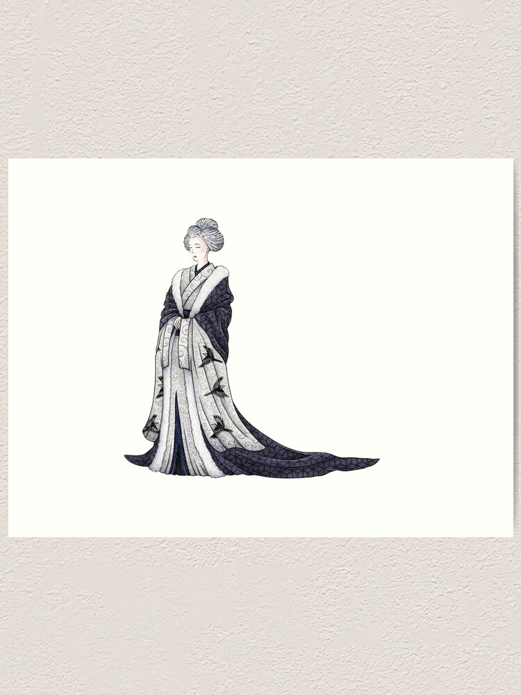Alternate view of Yuki Onna Art Print