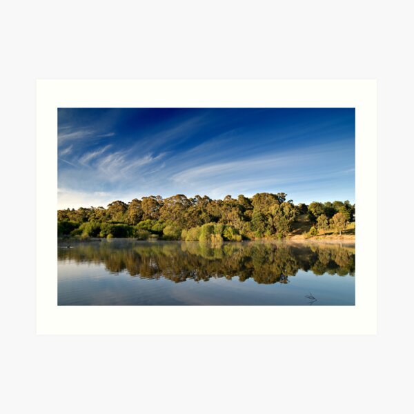 Sunrise Lake Daylesford Art Print