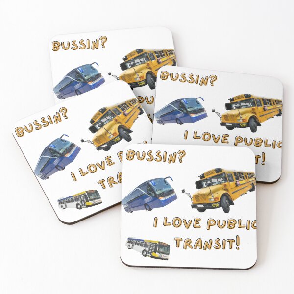 Item preview, bussin? i love public transit designed and sold by aluminum-falcon.