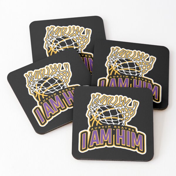 Item preview, Austin Reaves I AM HIM Basketball Shirt Basketball Sticker Purple and Gold He Is Him #15 designed and sold by LAKERSIN5.