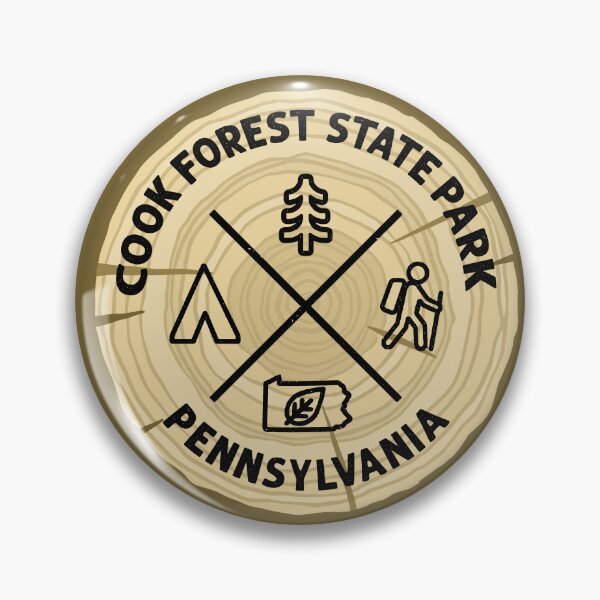Item preview, Cook Forest State Park Pennsylvania Log Slice designed and sold by VanyaKar.