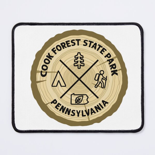 Item preview, Cook Forest State Park Pennsylvania Log Slice designed and sold by VanyaKar.