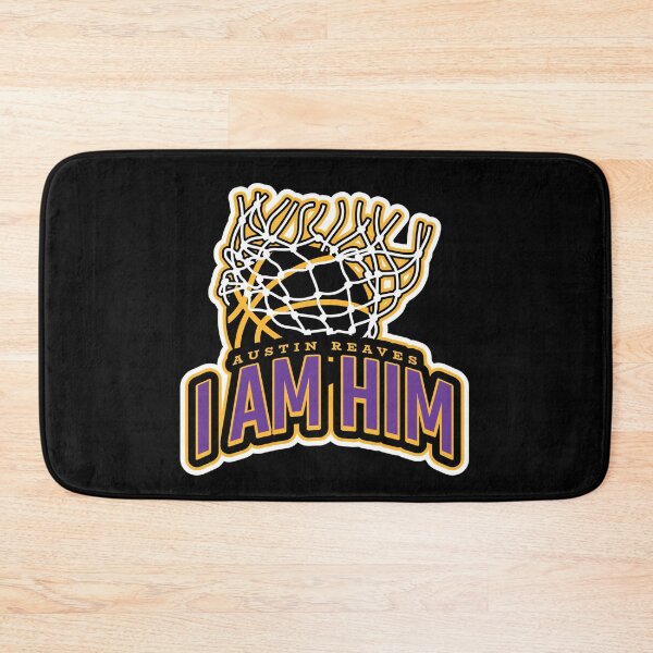 Item preview, Austin Reaves I AM HIM Basketball Shirt Basketball Sticker Purple and Gold He Is Him #15 designed and sold by LAKERSIN5.