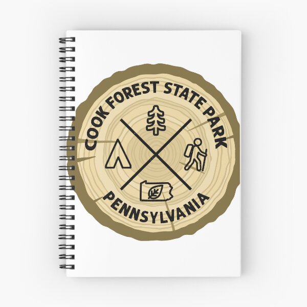 Item preview, Cook Forest State Park Pennsylvania Log Slice designed and sold by VanyaKar.