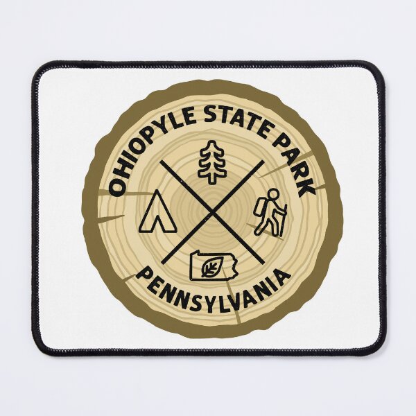 Item preview, Ohiopyle State Park Pennsylvania Log Slice designed and sold by VanyaKar.