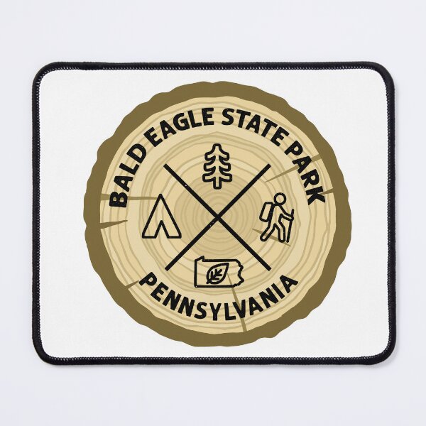 Item preview, Bald Eagle State Park Pennsylvania Log Slice designed and sold by VanyaKar.