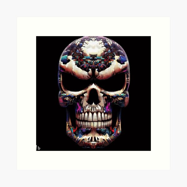 Marvel The Punisher Skull and Red Streaked Logo Art Print by Rayank Hamdo -  Fine Art America