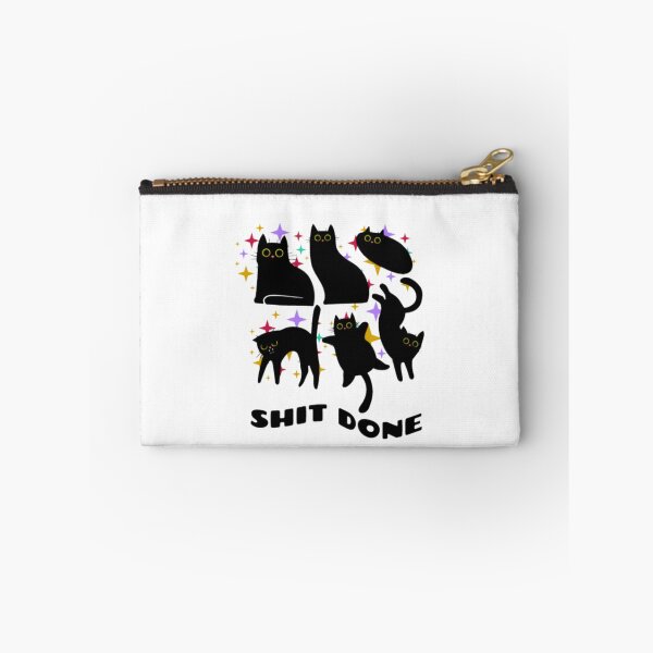 Item preview, Shit done! Black cat funny designed and sold by Kawabijutsu21.
