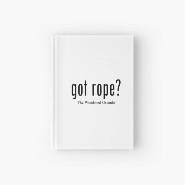got rope? (black) Hardcover Journal