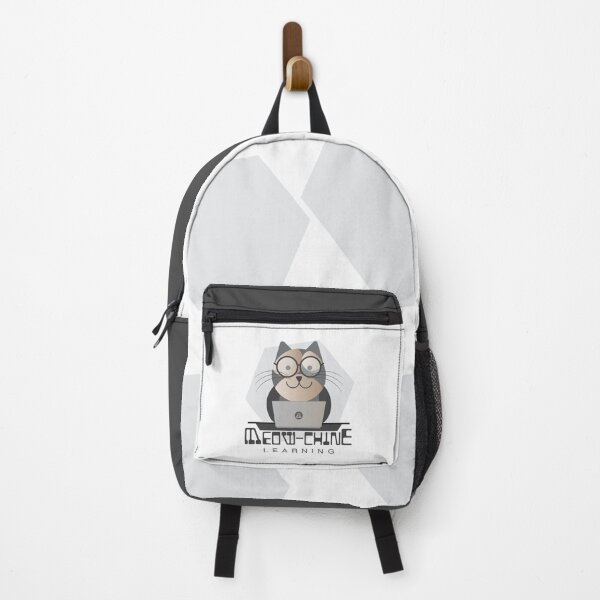 Item preview, Meow-chine Learning, Brown Cat With Laptop designed and sold by iamKaye.