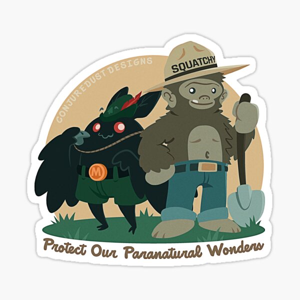 Item preview, Protect Our Paranatural Wonders - Duo designed and sold by ConjureDust Designs.