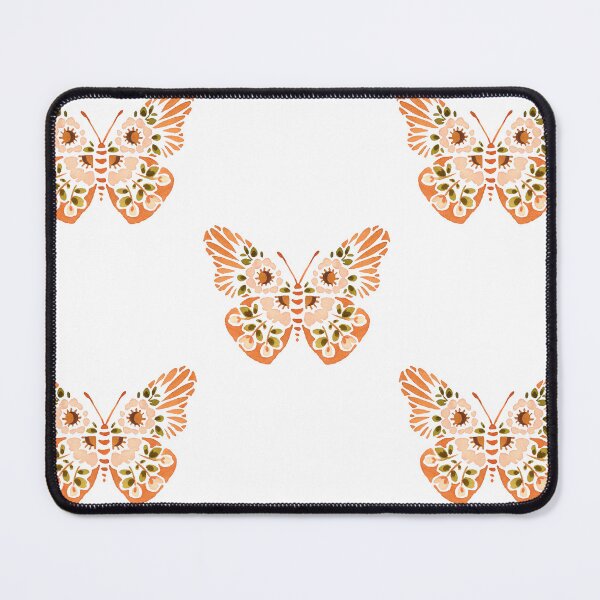 Item preview, Boho Floral Butterfly Design Retro Olive designed and sold by WildFlowerWC.