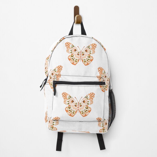 Item preview, Boho Floral Butterfly Design Retro Olive designed and sold by WildFlowerWC.