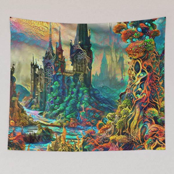 Item preview, Deep Dream abstraction designed and sold by blackhalt.