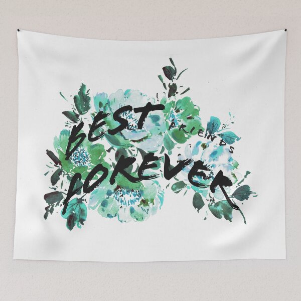 Item preview, Floral Best Friends Forever  designed and sold by Asmaasghar.
