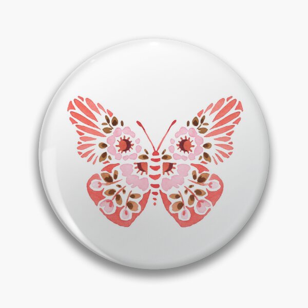 Item preview, Boho Floral Butterfly Design Blush designed and sold by WildFlowerWC.
