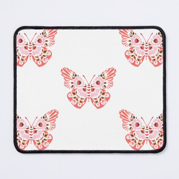 Item preview, Boho Floral Butterfly Design Blush designed and sold by WildFlowerWC.