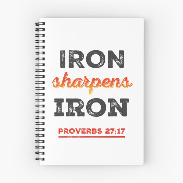 Item preview, Iron Sharpens Iron Prov. 27:17 designed and sold by KTSubz Faith & Fun Designs.