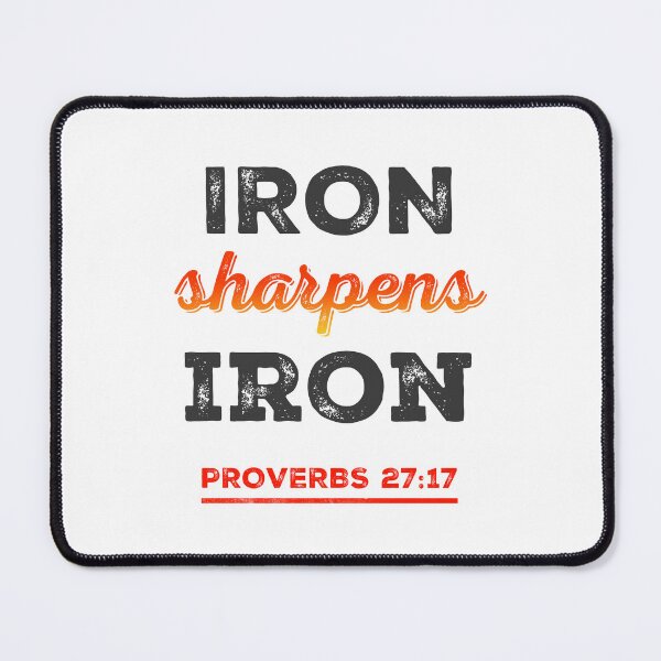 Item preview, Iron Sharpens Iron Prov. 27:17 designed and sold by KTSubz Faith & Fun Designs.