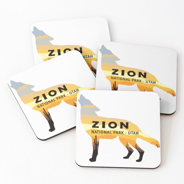 Item preview, Zion Valley National Park Coyote designed and sold by VanyaKar.