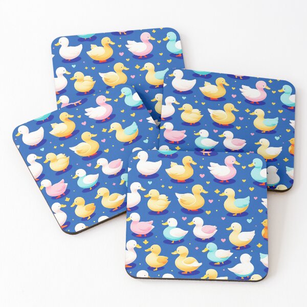 Item preview, Cute Colorful Ducks - Seamless Pattern designed and sold by MtWoodsonSales.