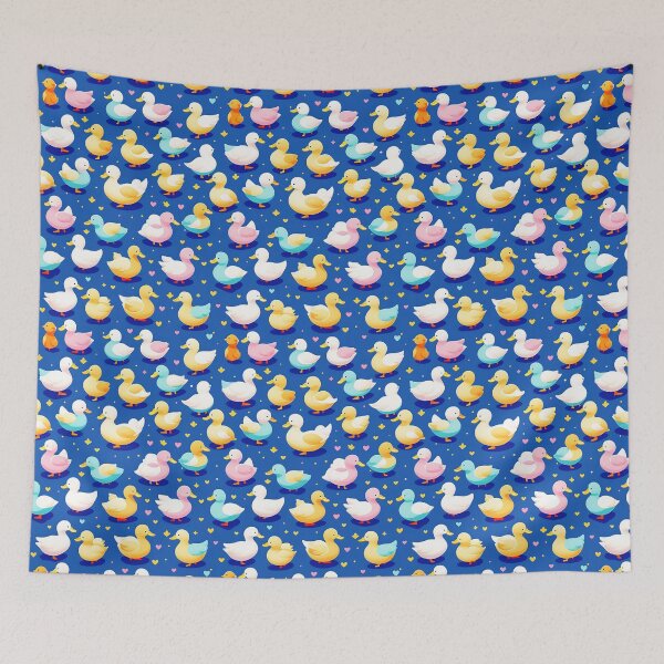 Item preview, Cute Colorful Ducks - Seamless Pattern designed and sold by MtWoodsonSales.