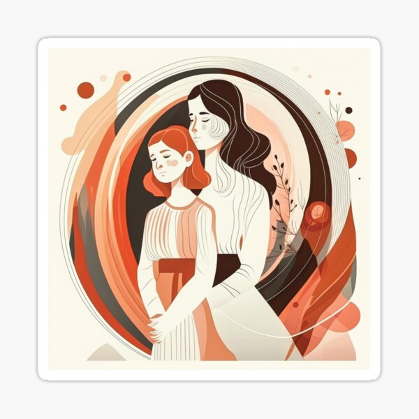 Mother's day art Sticker