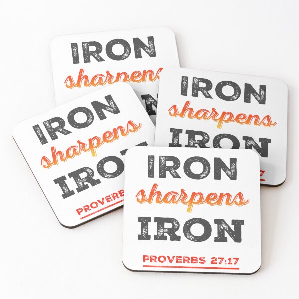 Item preview, Iron Sharpens Iron Prov. 27:17 designed and sold by KTSubz Faith & Fun Designs.