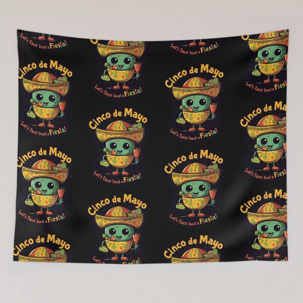 Item preview, Cinco de Mayo Let's Taco bout Fiesta Happy Party Funny Margarita cinco de mayo 2023 designed and sold by EmilyFNM3D.