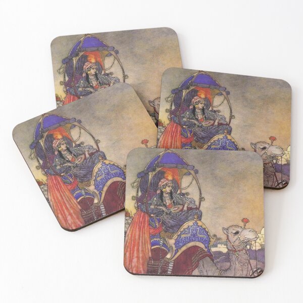 Item preview, The Queen Of Sheba Arabian Nights - Edmund Dulac Poster designed and sold by fermandolee.