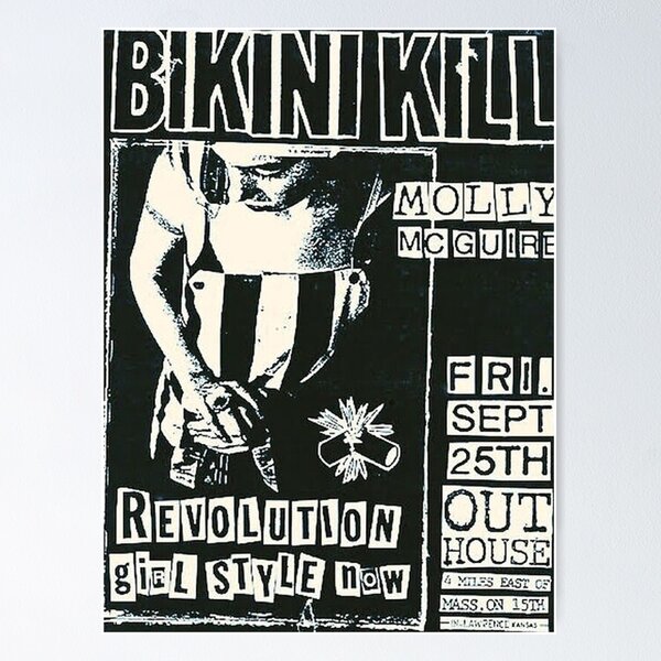 Artikel-Vorschau von Bikini Kill Vintage-Konzert, designt und verkauft von colemanphi.