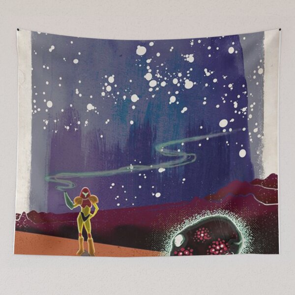 Item preview, Metroid Travels to Planet Zebes Poster designed and sold by fermandolee.