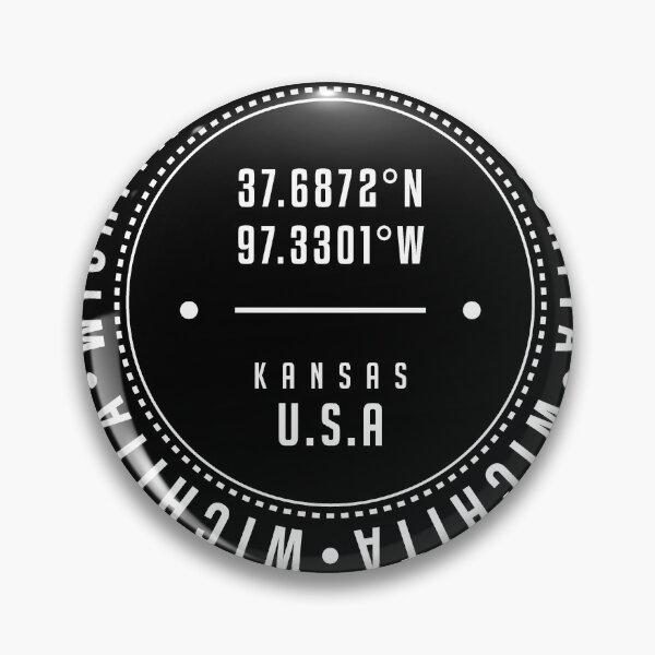 Item preview, Wichita, Kansas, USA - 2 - City Coordinates Typography Print - Classic, Minimal designed and sold by Studio Grafiikka.