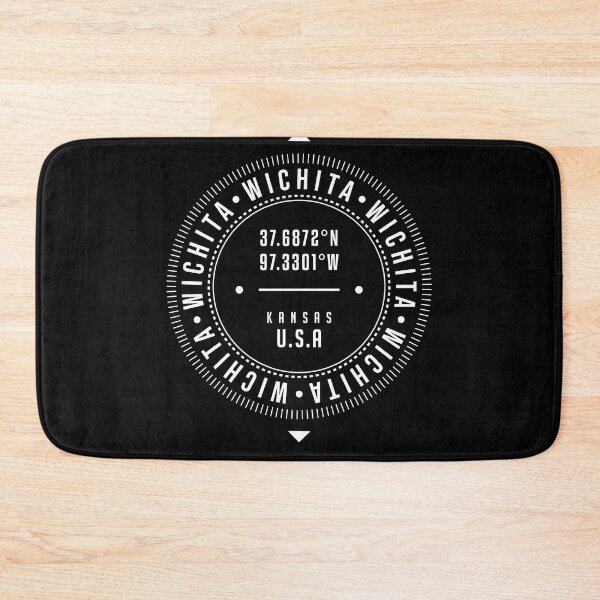 Item preview, Wichita, Kansas, USA - 2 - City Coordinates Typography Print - Classic, Minimal designed and sold by Studio Grafiikka.