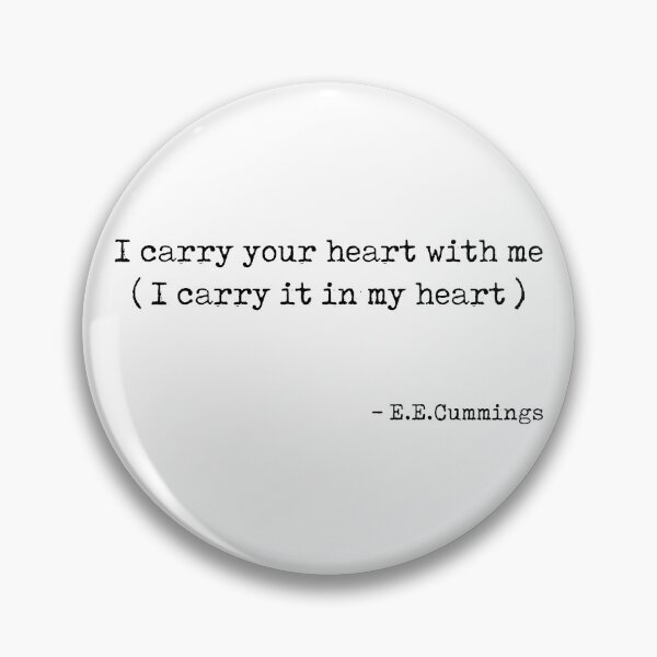 Item preview, I carry your heart with me - E E Cummings Poem - Minimal, Literature Quote Print 2 - Typewriter designed and sold by Studio Grafiikka.