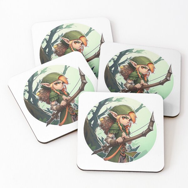Item preview, Cartoon Elf Hunter designed and sold by Stickermagician.