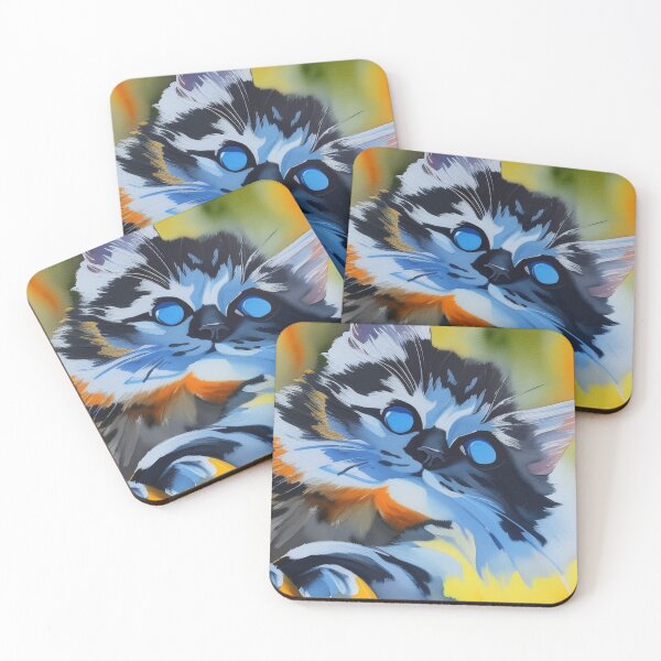 Item preview, Psychedelic Cat designed and sold by artmangos.