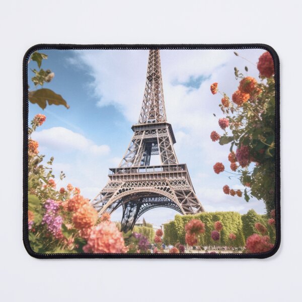 Item preview, Eiffel Tower surrounded by Flowers. designed and sold by Daniel Wampler.