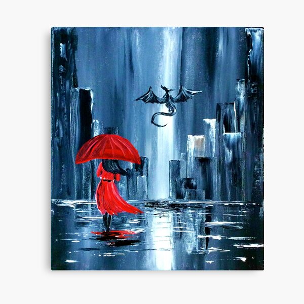 In the City... Canvas Print