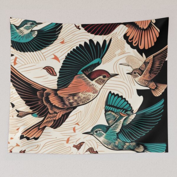 Item preview, Birds in the wind designed and sold by aginlow.