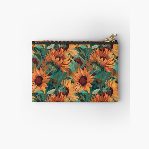 Item preview, Van Gogh-Inspired Sunflower Pattern - Textured Background and Expressive Strokes designed and sold by TopArtsy.