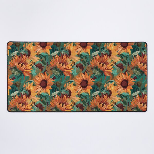 Artikelvorschau, Van Gogh-Inspired Sunflower Pattern - Textured Background and Expressive Strokes entworfen und verkauft von TopArtsy.