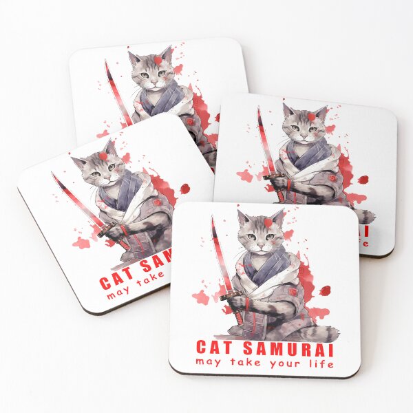 Item preview, Cat Samurai May Take Your Life designed and sold by Brian-Law.