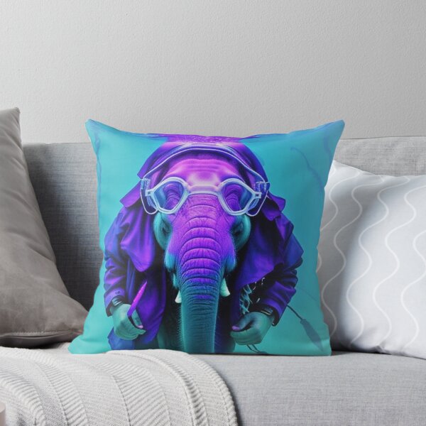 Item preview, Elephant with a jacket underwater   designed and sold by dansta777.