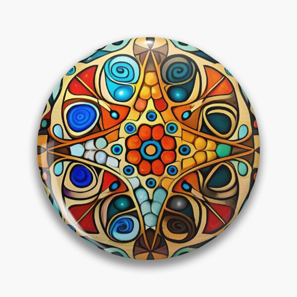 Item preview, A painting of a circular design designed and sold by Hillol Bora.