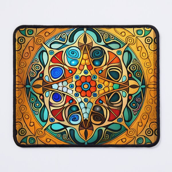 Item preview, A painting of a circular design designed and sold by Hillol Bora.