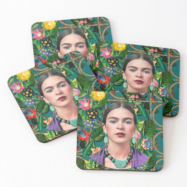 Item preview, Frida Kahlo Victorian Flowers Gate designed and sold by FridaArtGallery.