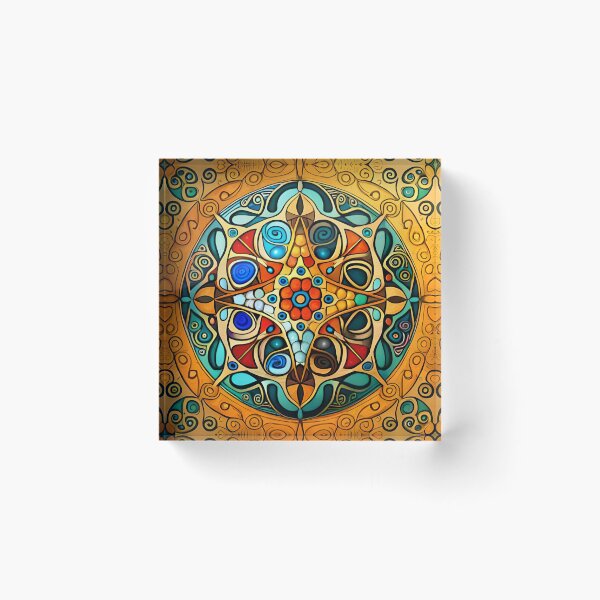 Item preview, A painting of a circular design designed and sold by Hillol Bora.
